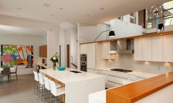 modern magasfényű konyhák képek