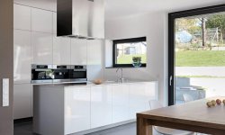 modern magasfényű konyhák képek 5